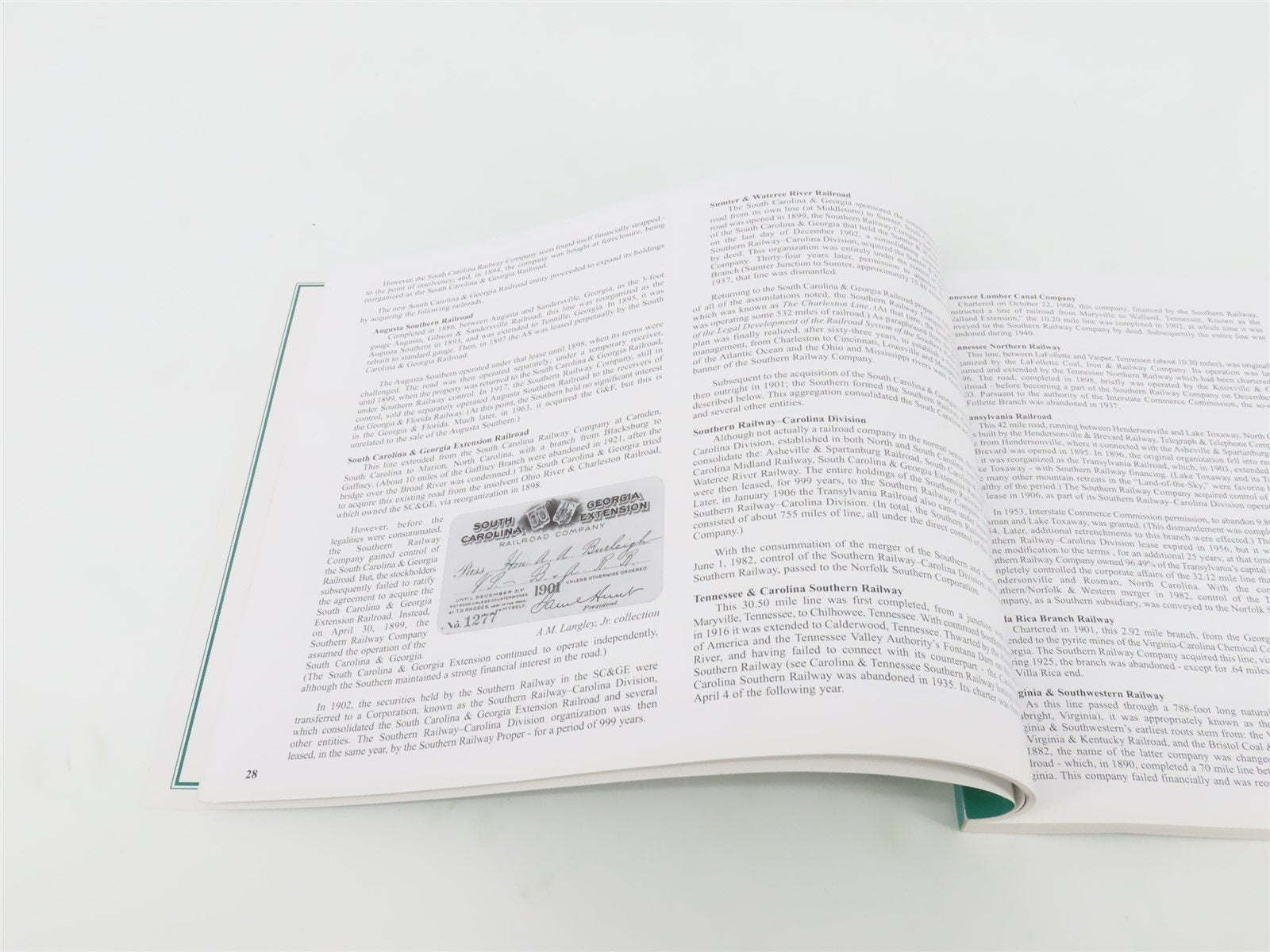 Southern Railway System by Albert M. Langley, Jr. ©2010 SC Book