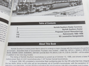 Norfolk Southern 1998-1999 Locomotive Directory by Withers & Bowers ©1998