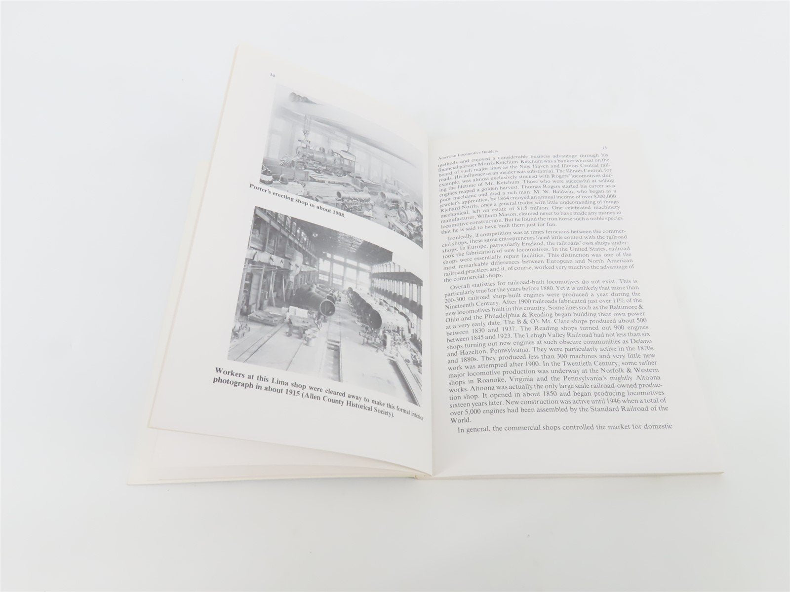 A Short History Of American Locomotive Builders In The Steam Era by White ©1982