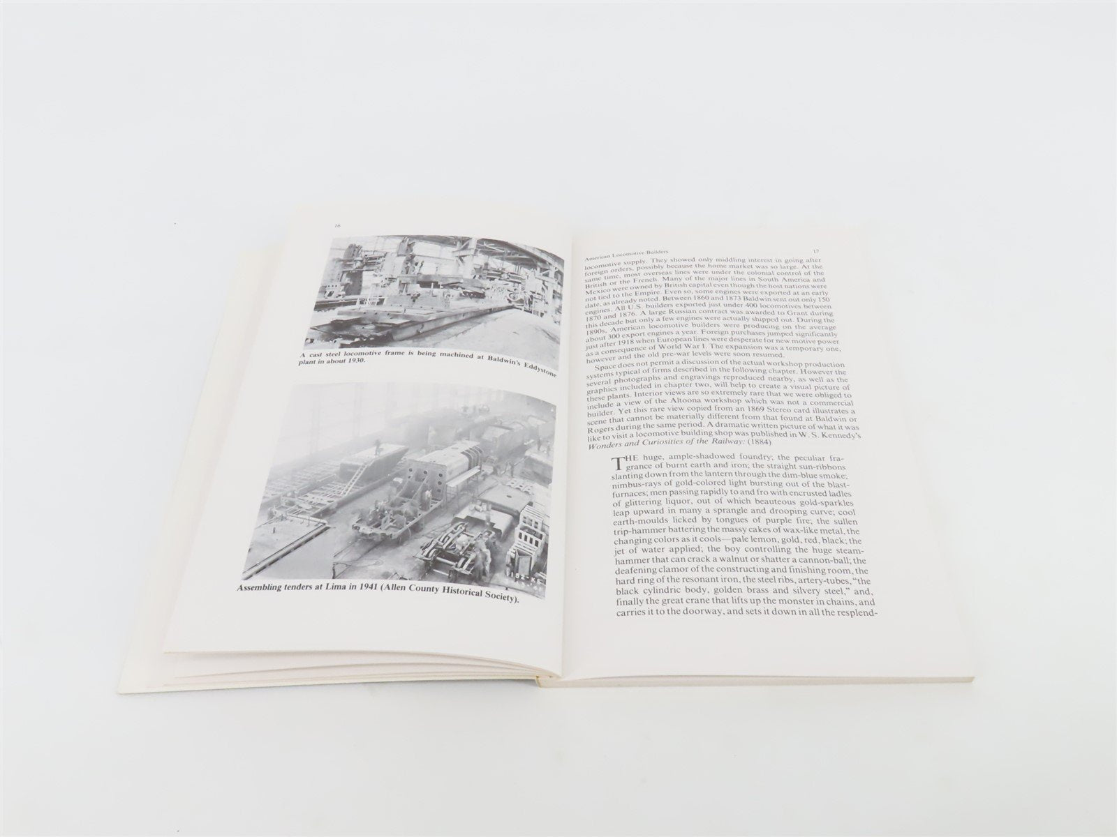 A Short History Of American Locomotive Builders In The Steam Era by White ©1982