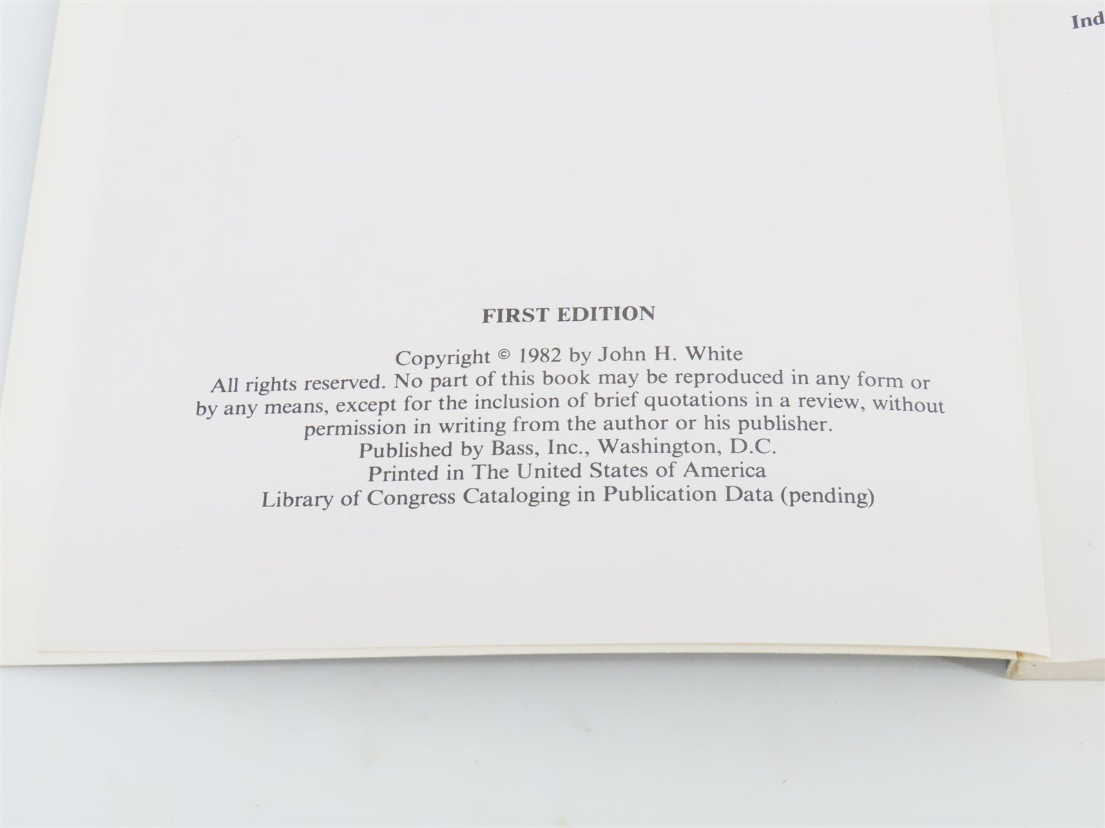 A Short History Of American Locomotive Builders In The Steam Era by White ©1982