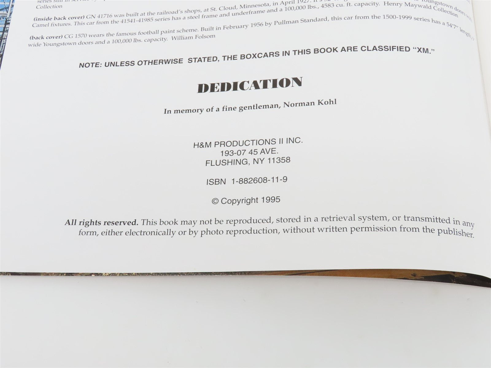 Classic Freight Cars The Series Vol.8: 50 FT. Boxcars by Henry Maywald ©1995 SC