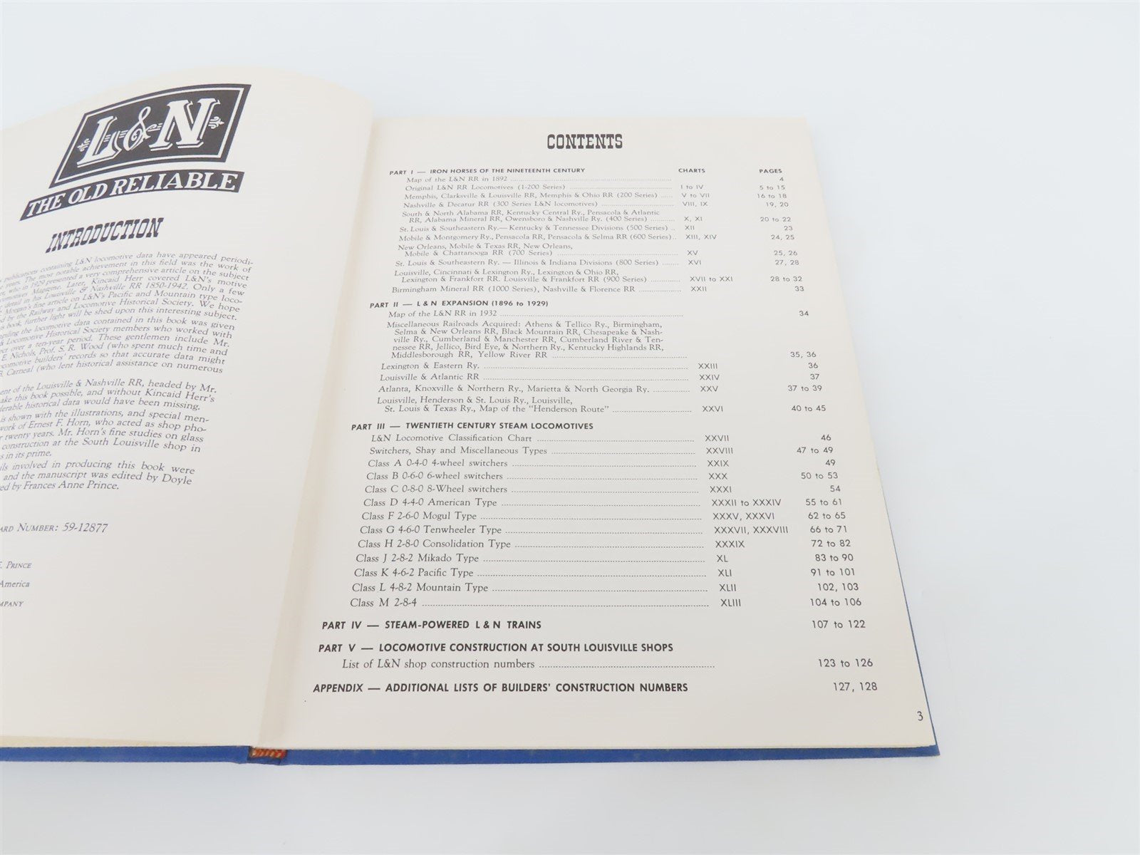 Louisville & Nashville Steam Locomotives by Richard E. Prince ©1959 HC Book