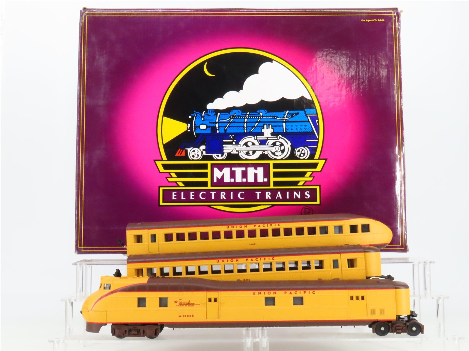 O Gauge 3-Rail MTH 20-2298-1 UP Railway M10000 Diesel Passenger Set w/ Sound
