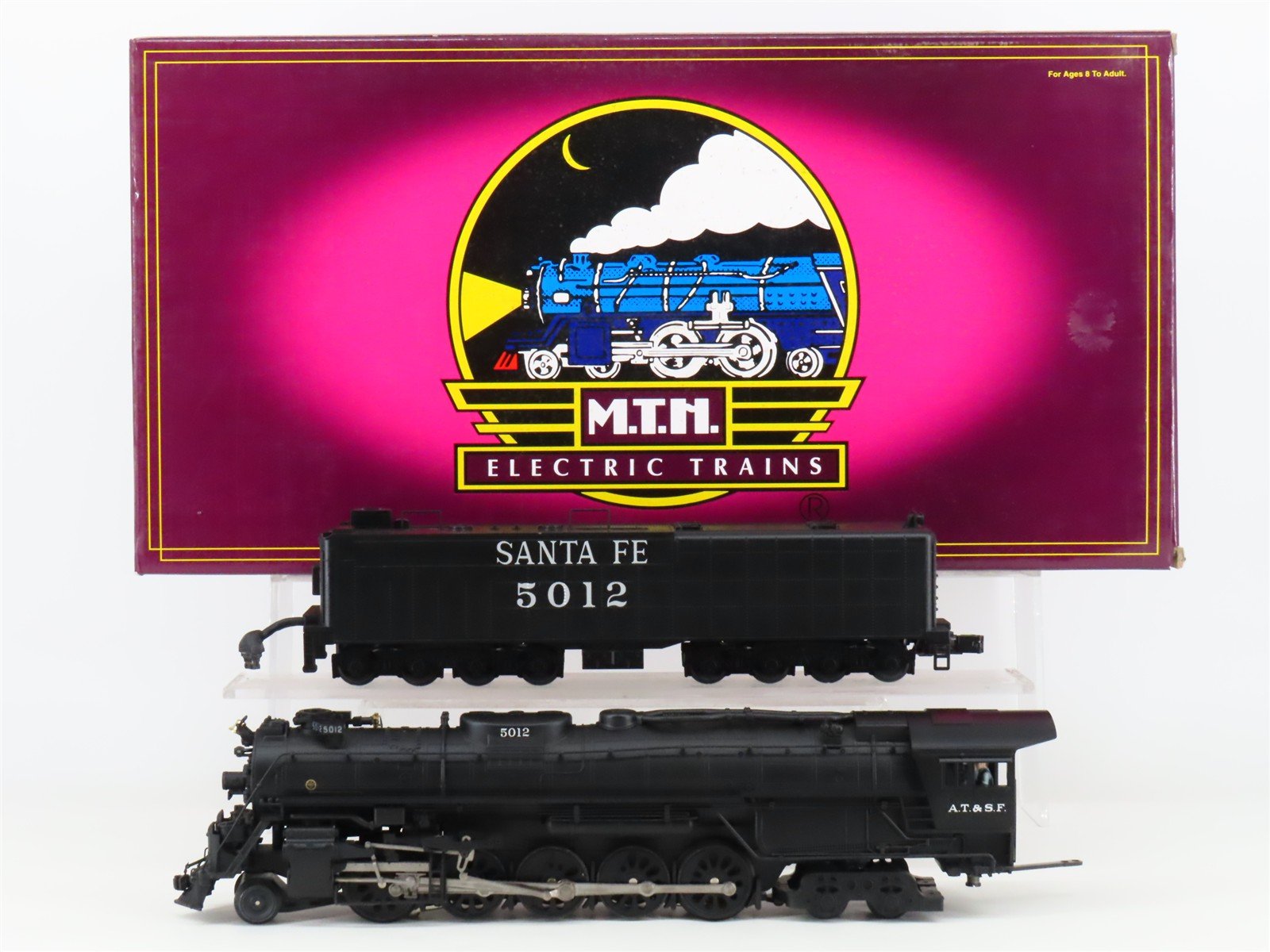 O Gauge 3-Rail MTH 20-3056-1 ATSF 2-10-4 Steam Locomotive #5012 DOES NOT RUN