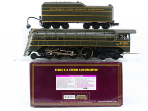 O Gauge 3-Rail MTH 20-3034-1 CNW Railway E-4 4-6-4 Steam Loco #4008 w/Sound