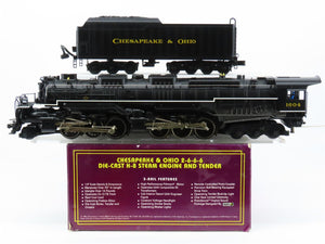 O 3-Rail MTH 20-3017-1 C&O Chesapeake & Ohio 2-6-6-6 H-8 Steam #1604 w/ Sound