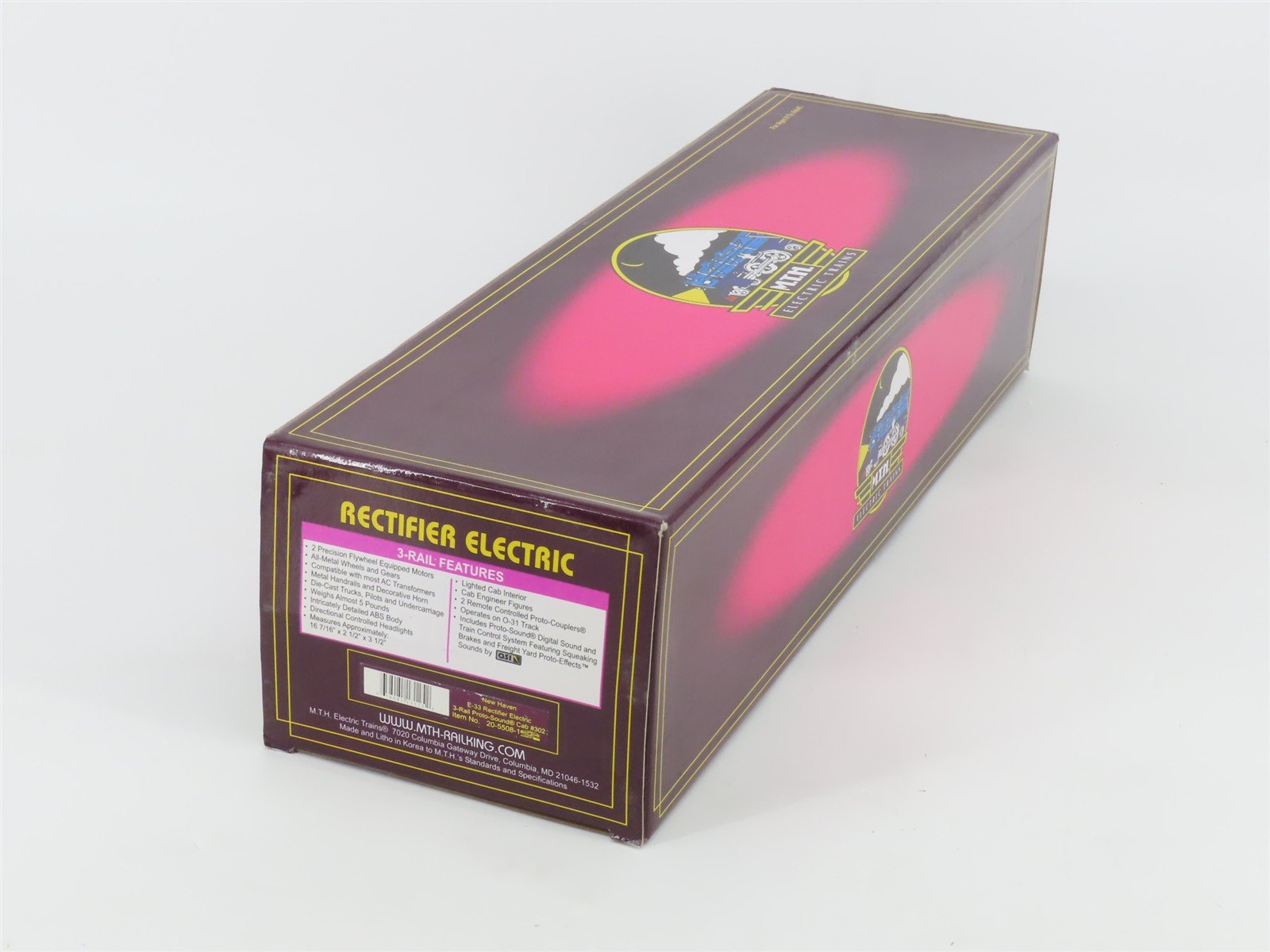 O Gauge 3-Rail MTH 20-5508-1 NH New Haven Rectifier Electric #302 DOES NOT RUN