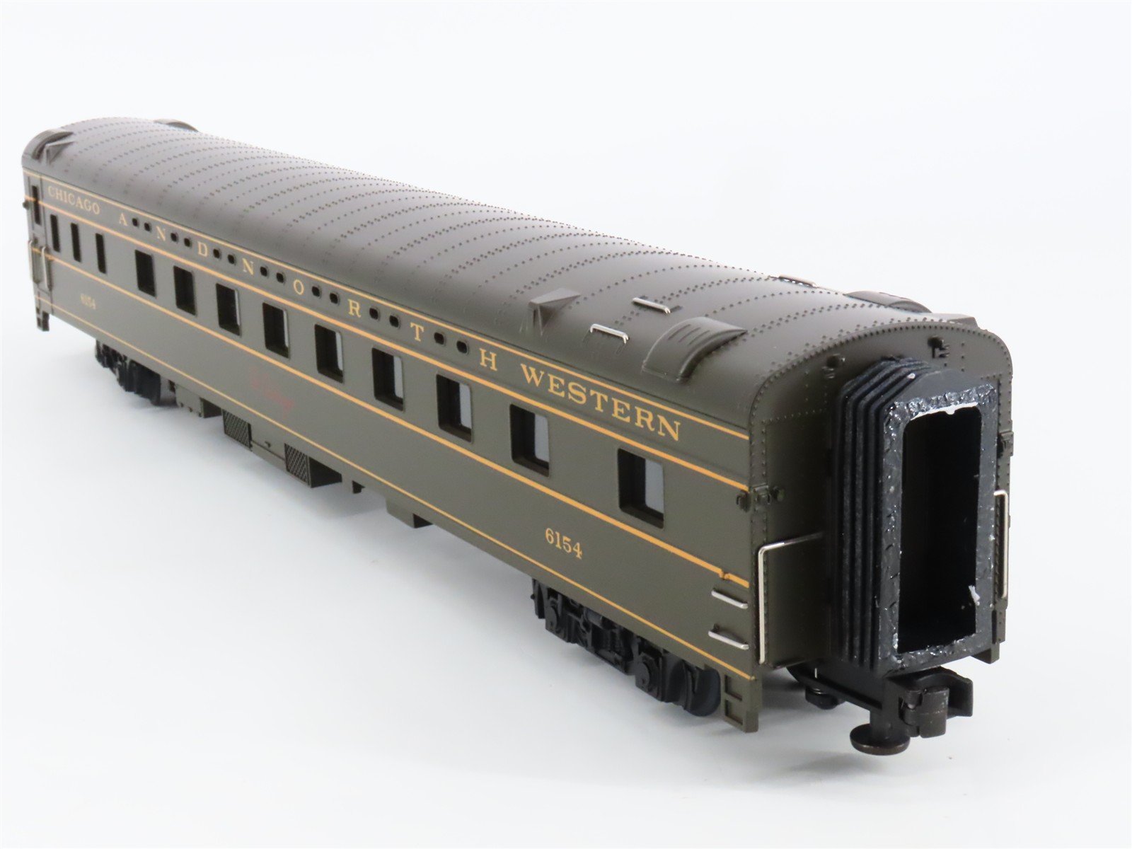 O Gauge 3-Rail MTH 20-6636 CNW Railway Streamliner Passenger 2-Car Set