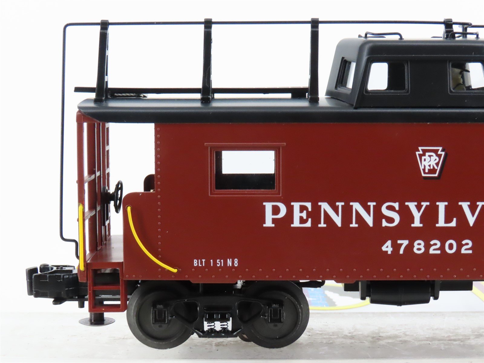 O Gauge 3-Rail MTH 20-91612 PRR Pennsylvania Railroad Caboose #478202 - Lighted