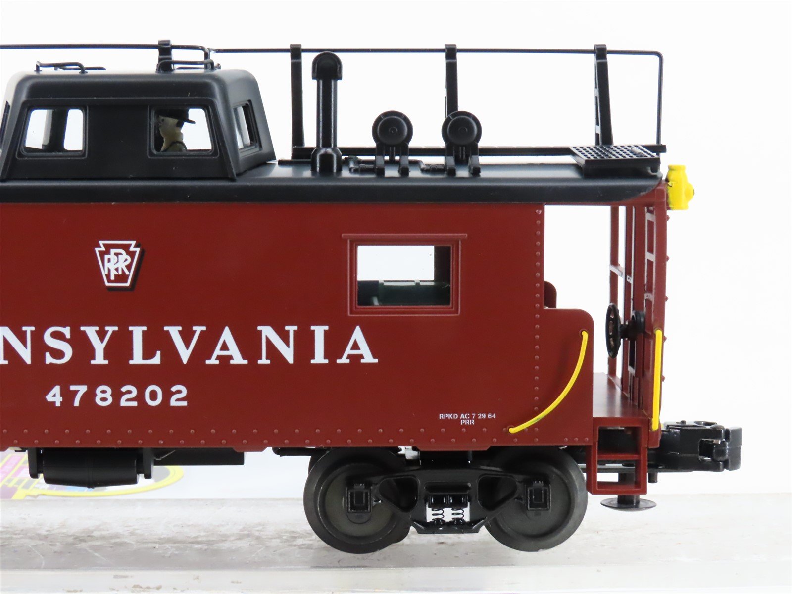 O Gauge 3-Rail MTH 20-91612 PRR Pennsylvania Railroad Caboose #478202 - Lighted