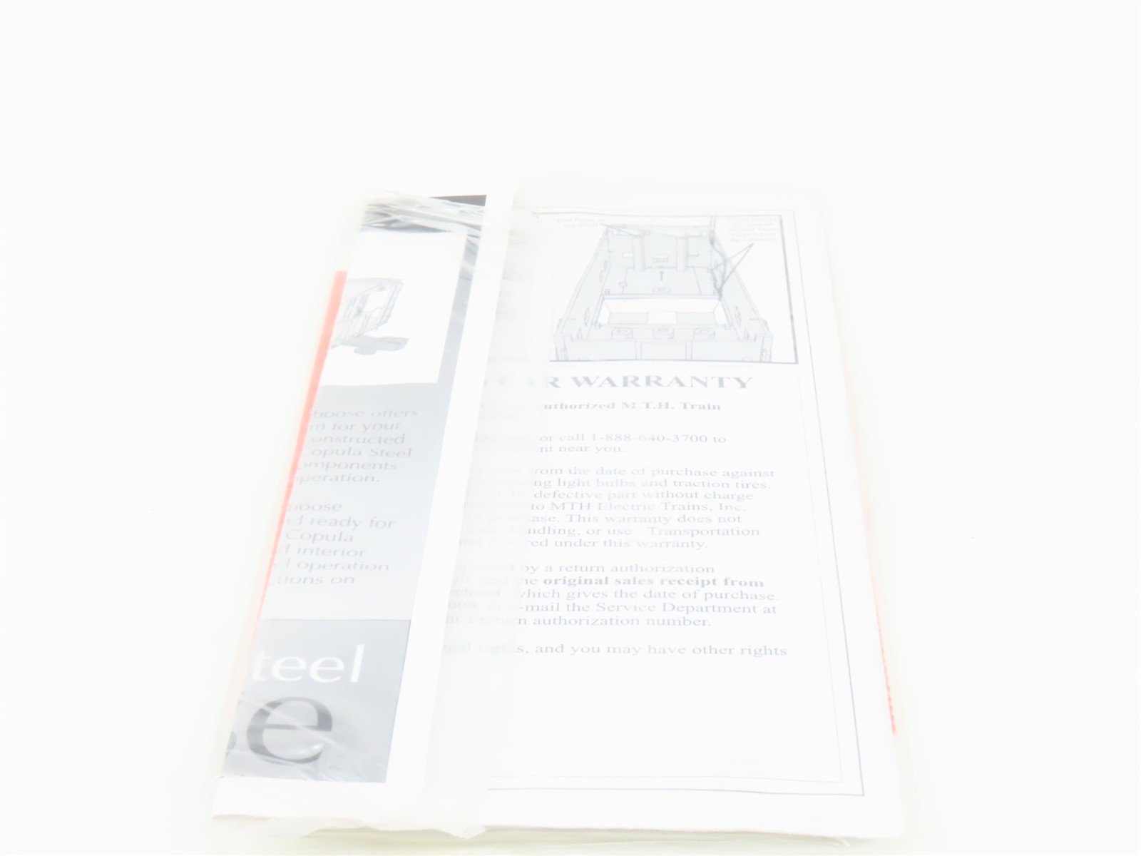 O Gauge 3-Rail MTH 20-91085 PM Pere Marquette Caboose #A909 - Lighted