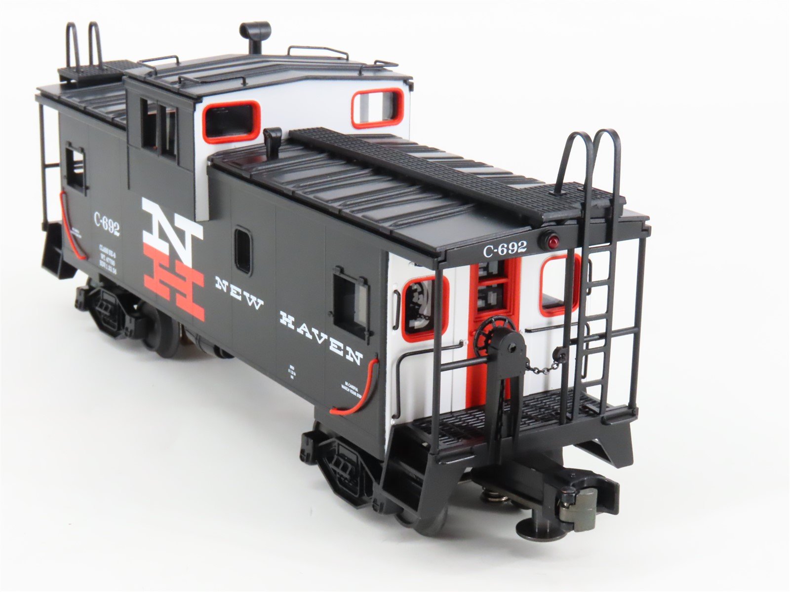 O Gauge 3-Rail MTH 20-91036 NH New Haven Extended Vision Caboose #C-692 -Lighted