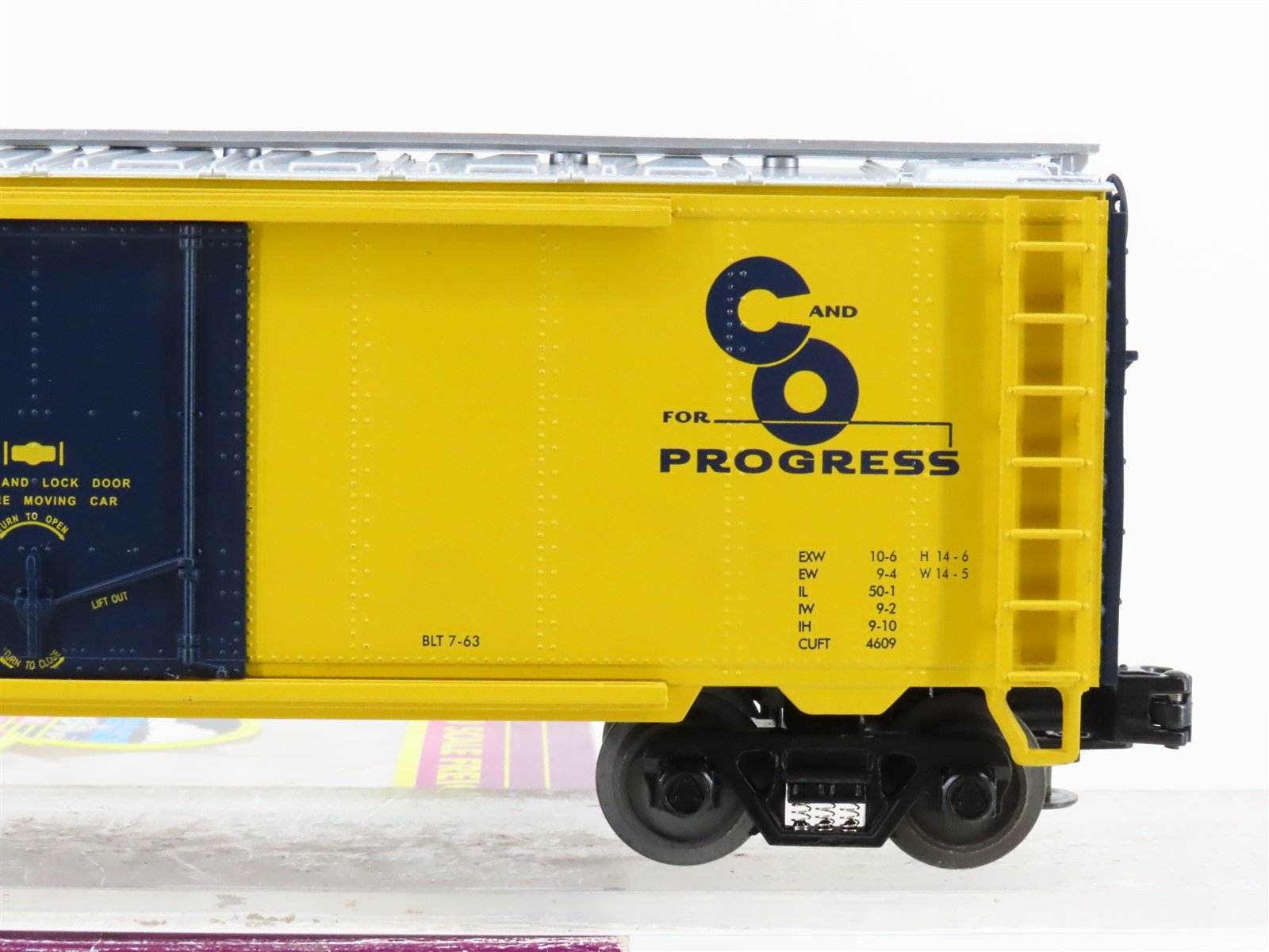 O Gauge 3-Rail MTH 20-94014 C&O Chesapeake & Ohio Railroad Reefer #23161