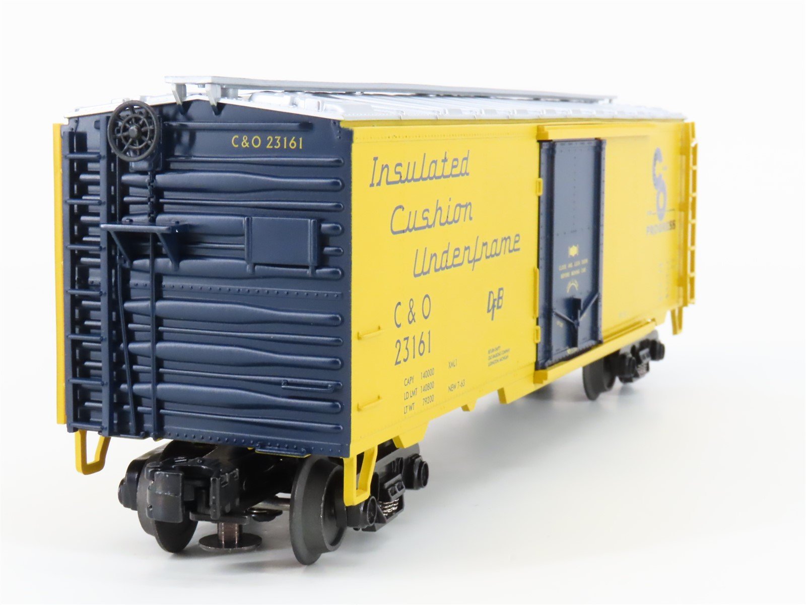O Gauge 3-Rail MTH 20-94014 C&O Chesapeake & Ohio Railroad Reefer #23161