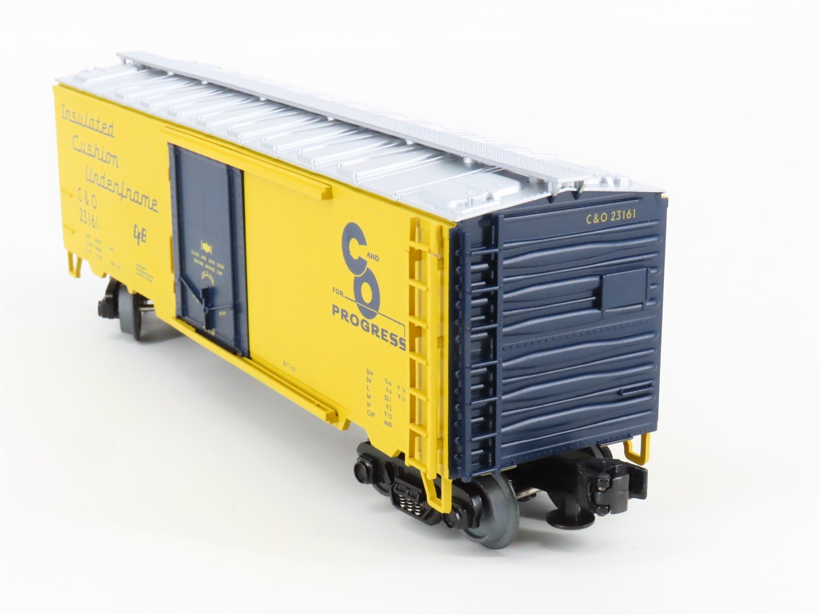 O Gauge 3-Rail MTH 20-94014 C&O Chesapeake & Ohio Railroad Reefer #23161