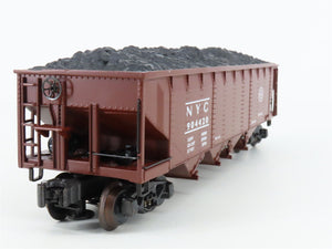 O Gauge 3-Rail K-Line K623-1781 NYC New York Central 4-Bay Hopper #904420 w/Load