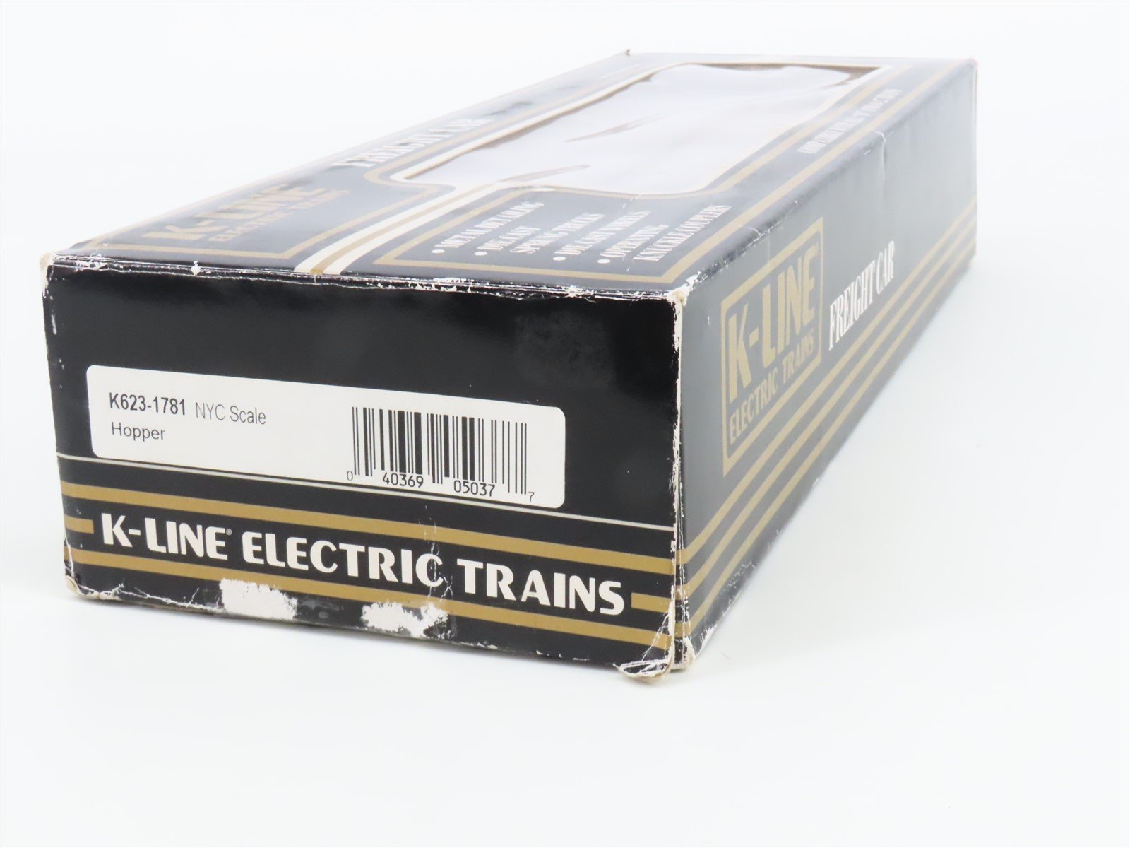 O Gauge 3-Rail K-Line K623-1781 NYC New York Central 4-Bay Hopper #904420 w/Load