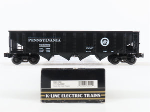 O Gauge 3-Rail K-Line K623-1892 PRR Pennsylvania 4-Bay Open Hopper #6231892