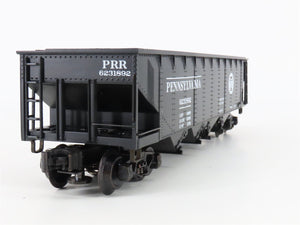 O Gauge 3-Rail K-Line K623-1892 PRR Pennsylvania 4-Bay Open Hopper #6231892