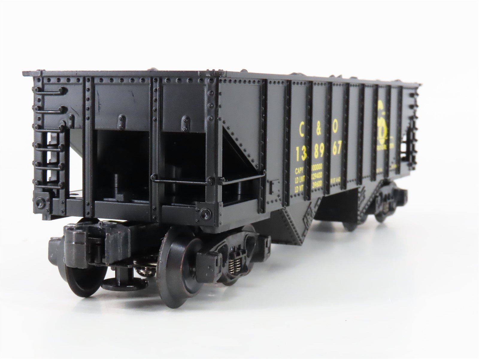 O Gauge 3-Rail K-Line K622-12511 C&O Chesapeake & Ohio 2-Bay Hopper #138967