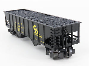 O Gauge 3-Rail K-Line K622-12511 C&O Chesapeake & Ohio 2-Bay Hopper #138967