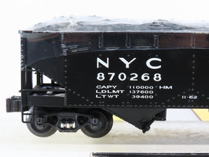 O Gauge 3-Rail K-Line K6251-1753 NYC New York Central 2-Bay Hopper #870268