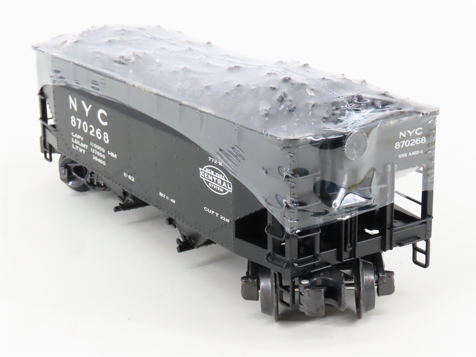 O Gauge 3-Rail K-Line K6251-1753 NYC New York Central 2-Bay Hopper #870268