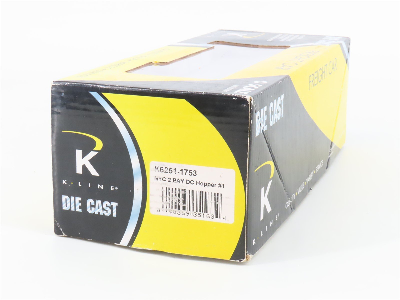 O Gauge 3-Rail K-Line K6251-1753 NYC New York Central 2-Bay Hopper #870268