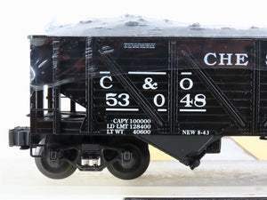 O Gauge 3-Rail K-Line K6255-1251 C&O Chesapeake & Ohio 2-Bay Hopper #53048