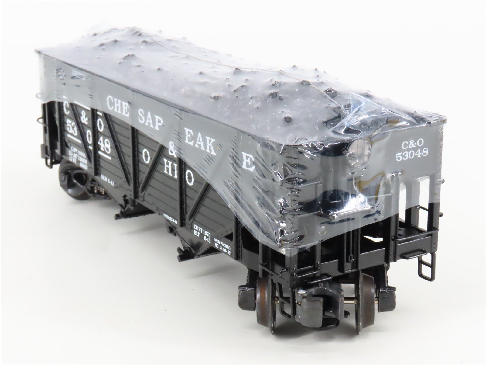 O Gauge 3-Rail K-Line K6255-1251 C&O Chesapeake & Ohio 2-Bay Hopper #53048