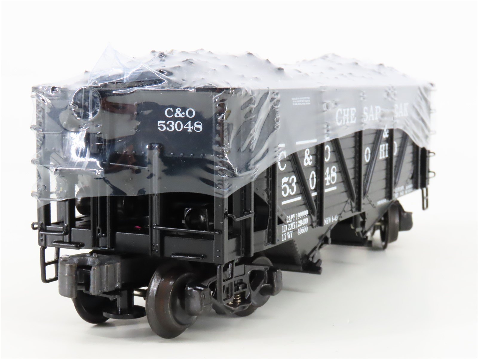 O Gauge 3-Rail K-Line K6255-1251 C&O Chesapeake & Ohio 2-Bay Hopper #53048