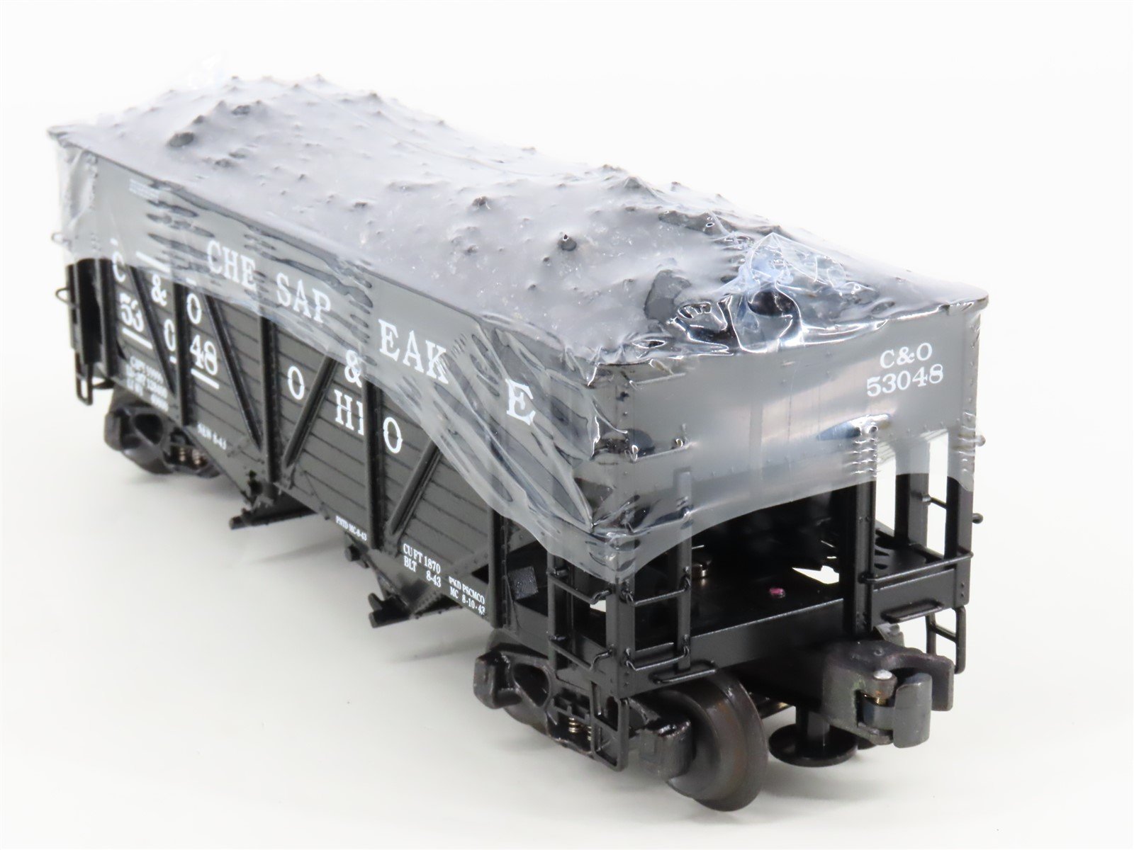 O Gauge 3-Rail K-Line K6255-1251 C&O Chesapeake & Ohio 2-Bay Hopper #53048