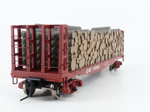 O Scale 2-Rail Atlas #7280-4 L&N Louisville & Nashville Pulpwood Flat Car #20566
