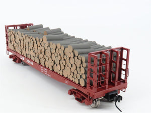 O Scale 2-Rail Atlas #7280-4 L&N Louisville & Nashville Pulpwood Flat Car #20566