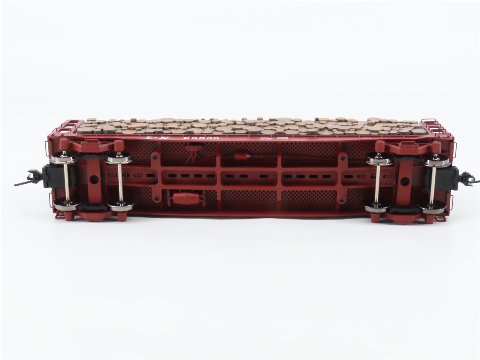 O Scale 2-Rail Atlas #7280-4 L&N Louisville & Nashville Pulpwood Flat Car #20566