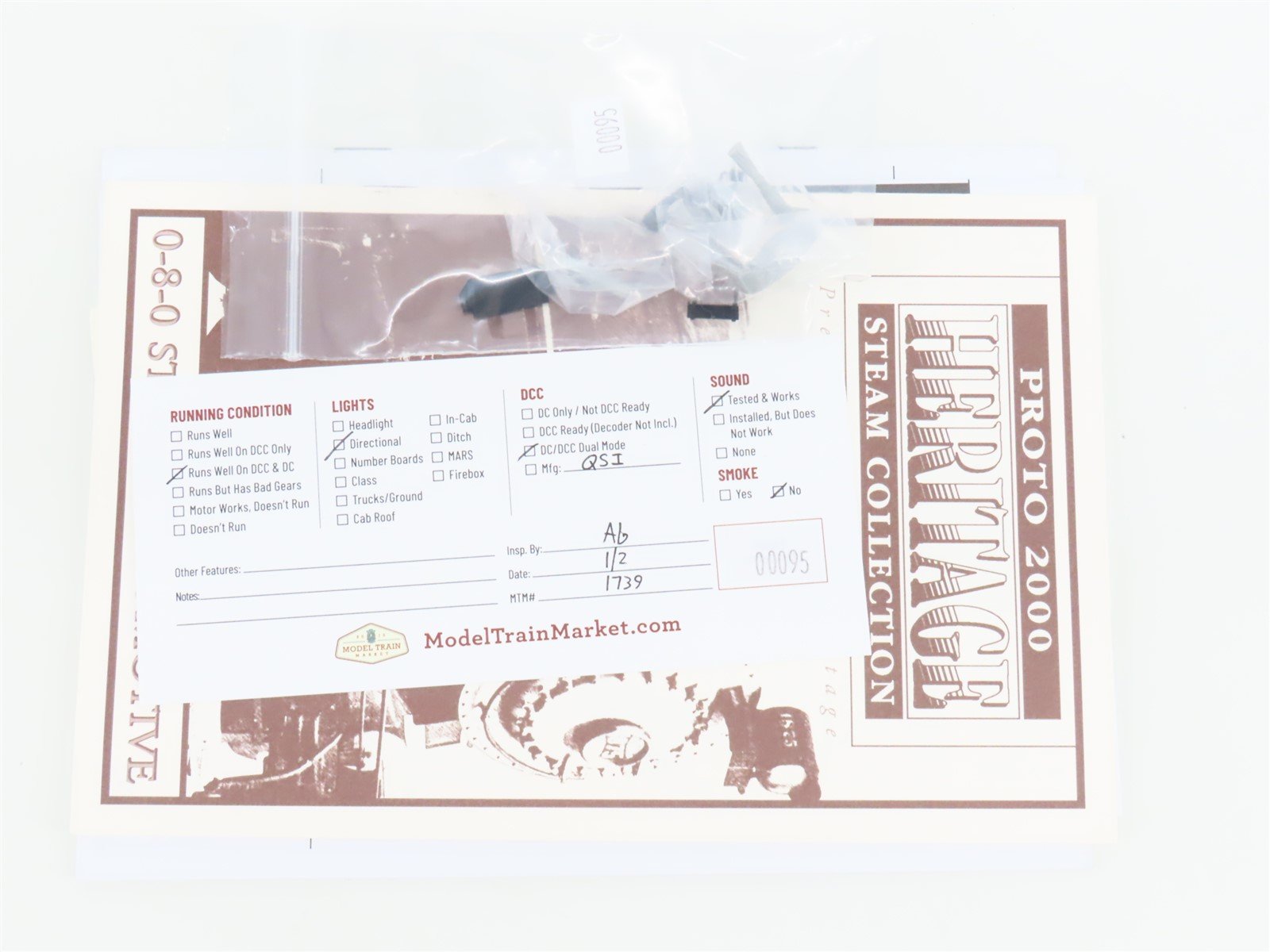 HO Scale Proto 2000 31573 C&O Chesapeake & Ohio 0-8-0 Steam #360 w/ DCC & Sound