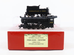 HO Scale Proto 2000 23303 C&O Chesapeake & Ohio 0-8-0 Steam Locomotive #362