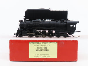 HO Scale Proto 2000 920-31682 Unlettered 2-8-4 Steam Locomotive
