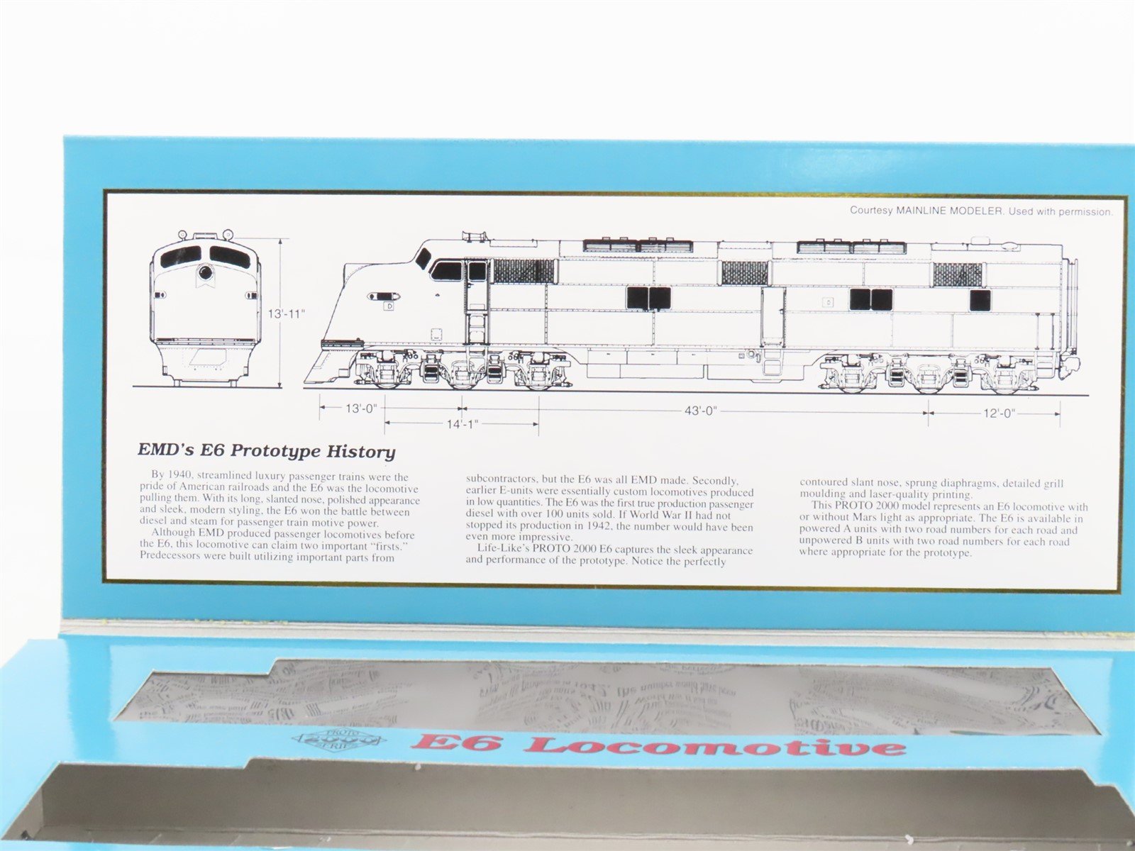 HO Scale Proto 2000 23187 CNW Chicago Northwestern E6A Diesel Locomotive #5005A