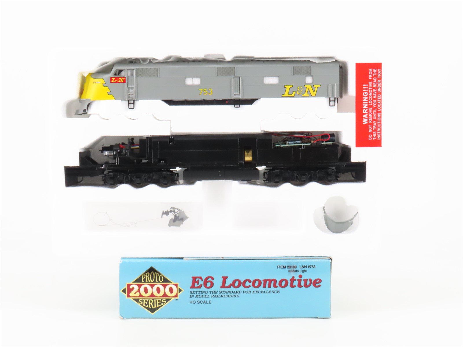 HO Scale Proto 2000 23189 L&N Louisville & Nashville E6A Diesel Locomotive #753
