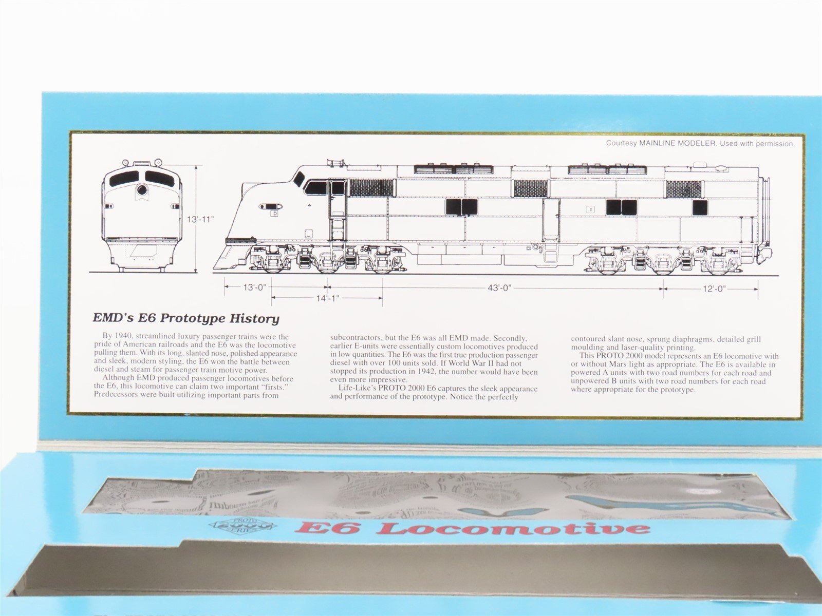 HO Scale Proto 2000 23190 L&N Louisville & Nashville E6A Diesel Locomotive #772
