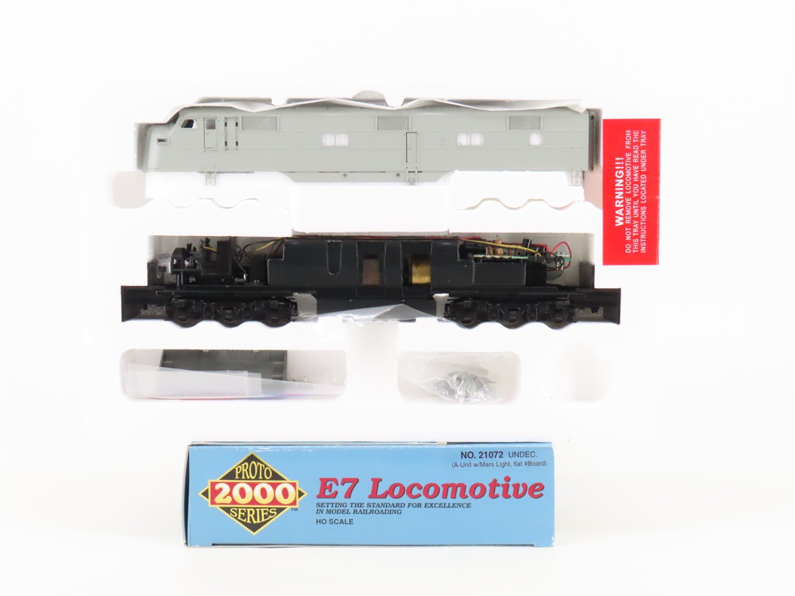 HO Scale Proto 2000 21072 Undecorated E7A Diesel Locomotive