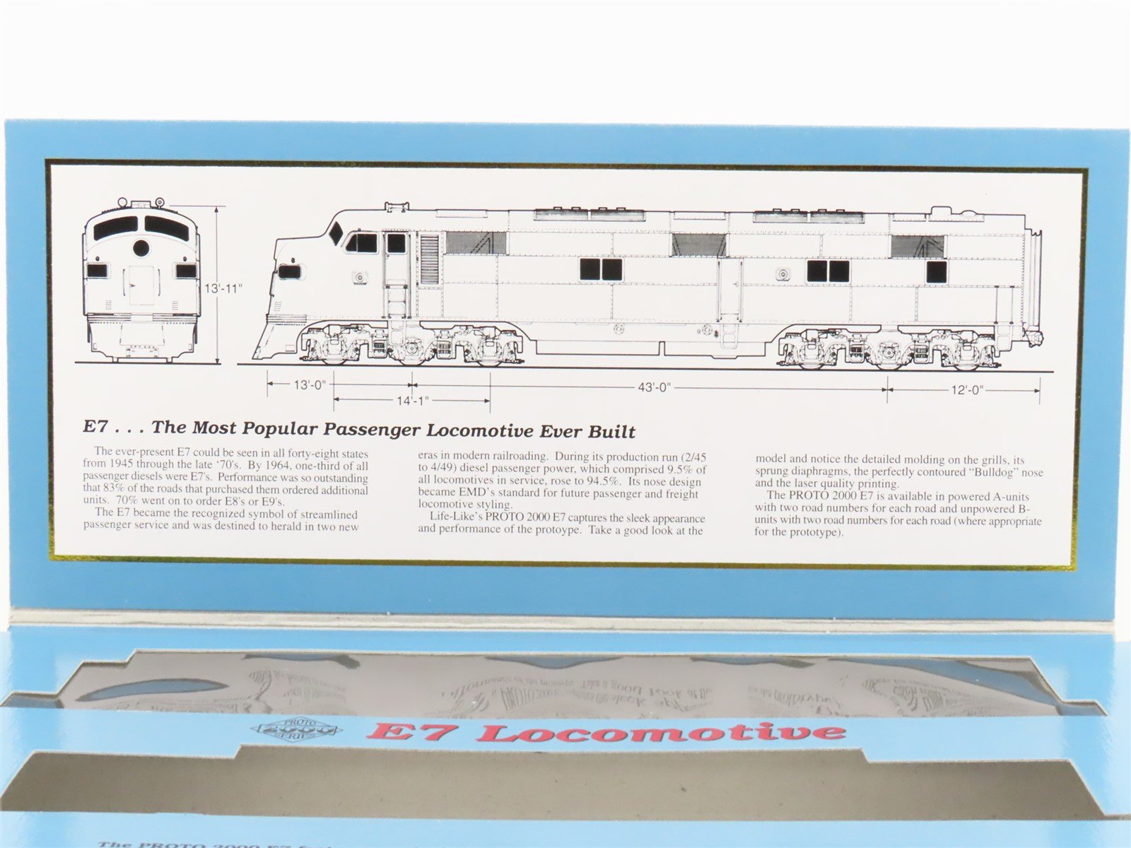 HO Scale Proto 2000 PRR Pennsylvania E7A Diesel Locomotive #5848