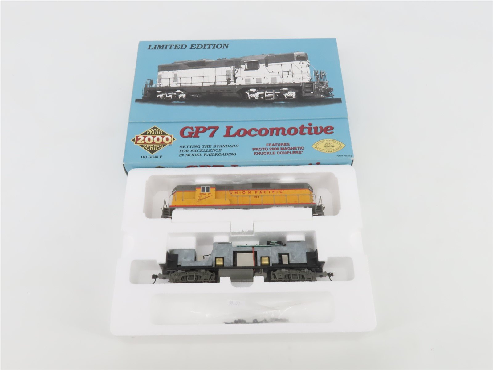 HO Proto 2000 23012 UP Union Pacific EMD GP7 Ph. III Diesel #103 - BAD GEARS