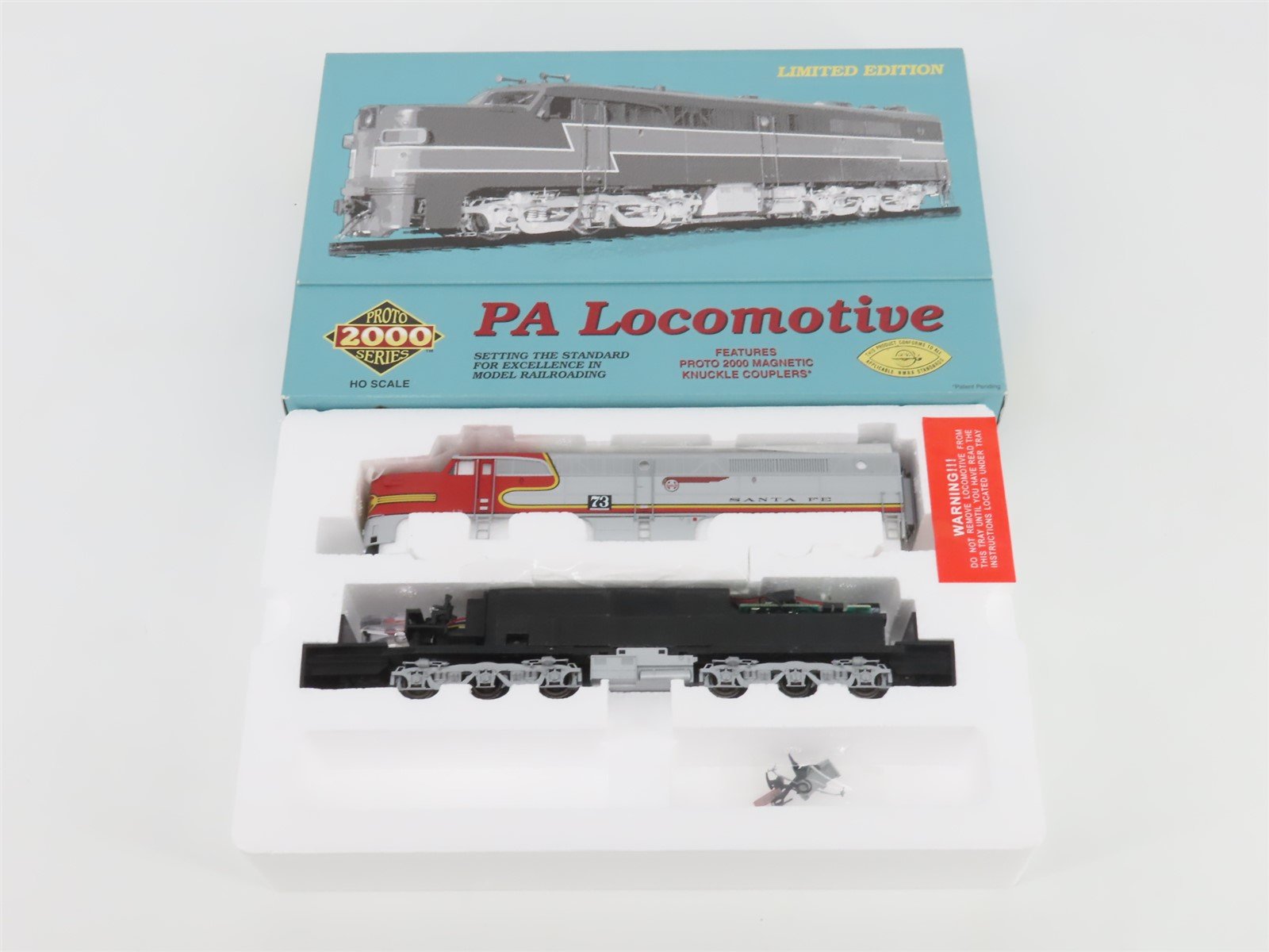 HO Proto 2000 21569 ATSF Santa Fe "Warbonnet" ALCO PA Diesel #73 - DCC Ready