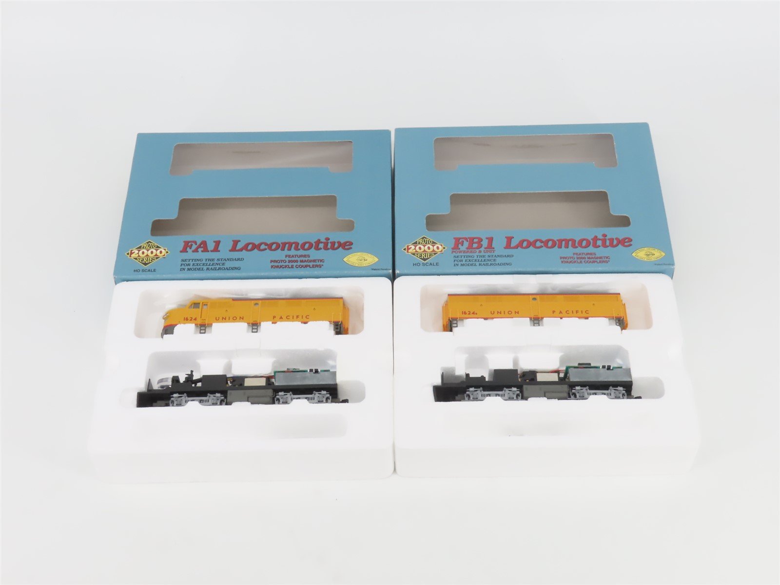 HO Scale Proto 2000 23452 UP Union Pacific ALCO FA1/FB1 Diesel Set - BAD GEARS