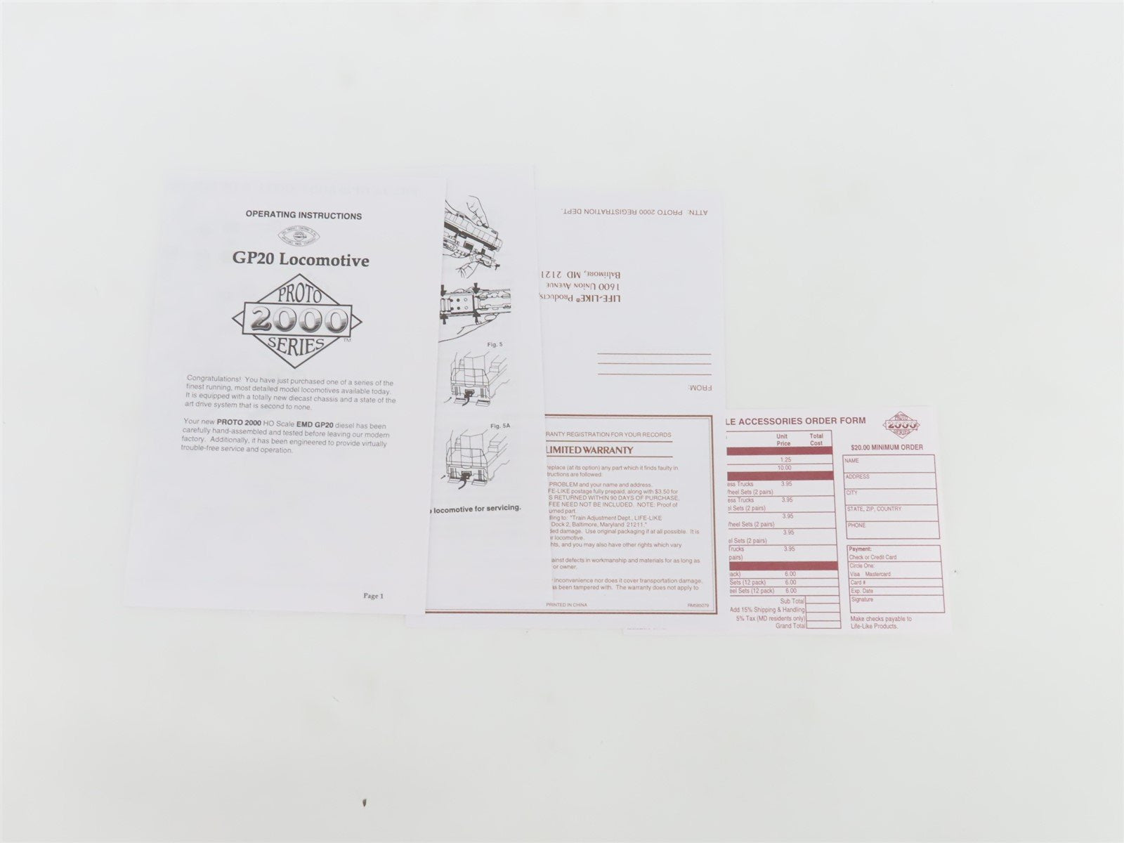 HO Scale Proto 2000 8065 NYC New York Central EMD GP20 Diesel #6103 - BAD GEARS