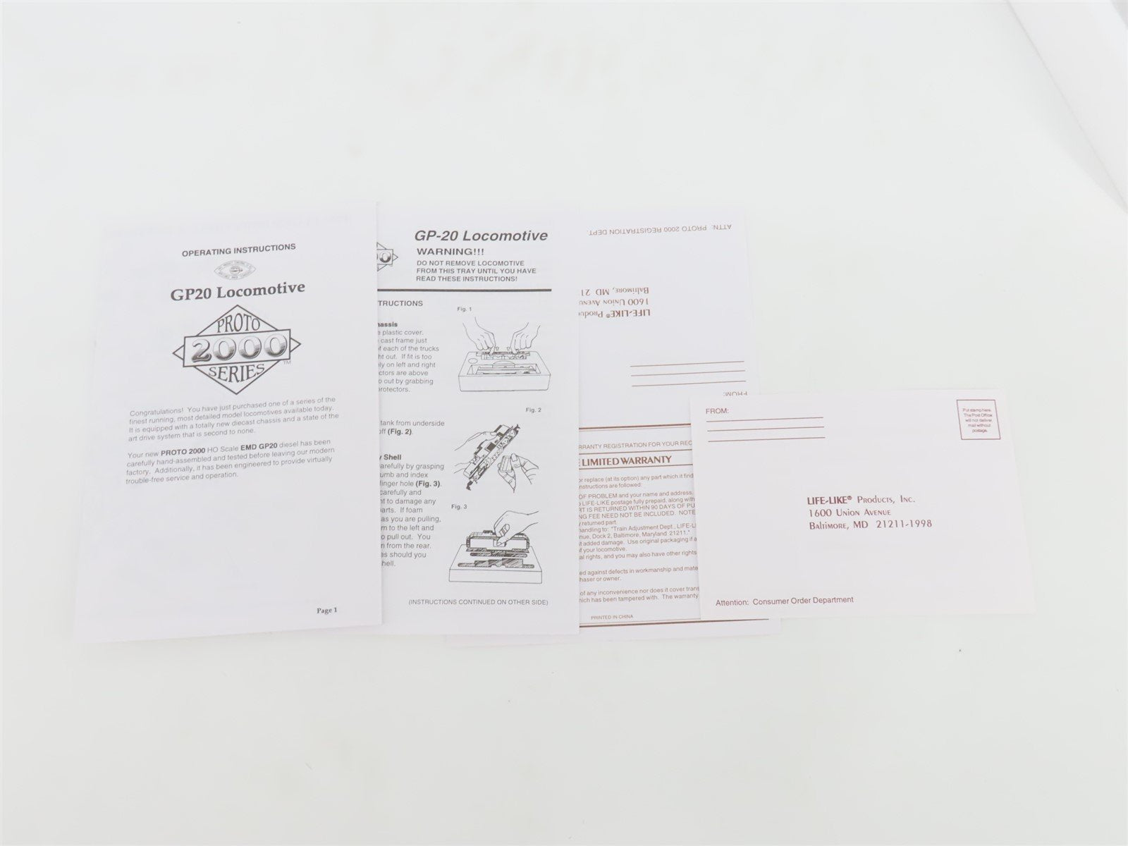 HO Scale Proto 2000 8066 NYC New York Central EMD GP20 Diesel #6109 - BAD GEARS