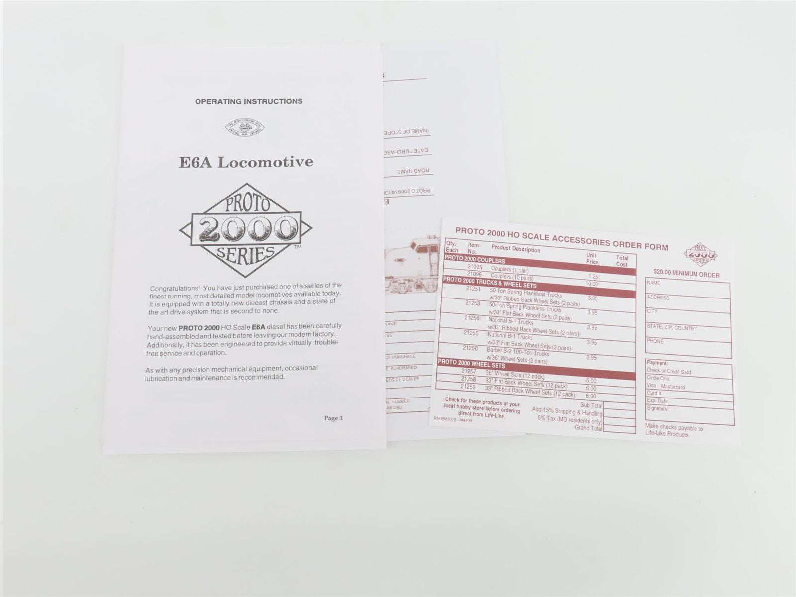 HO Scale Proto 2000 23229 L&N Louisville & Nashville E6A Diesel Locomotive #777